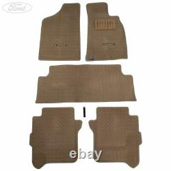 Genuine Ford Everest Front & Rear Floor Carpet Mats Kit Velour 2009-2015 1488947