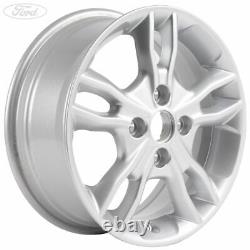 Genuine Ford Fiesta 15 Alloy Wheel 5x2 Spoke Design Sparkle Silver 2237371