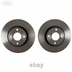 Genuine Ford Fiesta Mk7 ST Front Vented Brake Discs 278mm 4 Stud 1751584