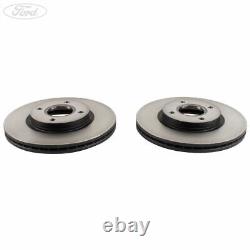 Genuine Ford Fiesta Mk7 ST Front Vented Brake Discs 278mm 4 Stud 1751584