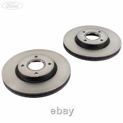 Genuine Ford Fiesta Mk7 ST Front Vented Brake Discs 278mm 4 Stud 1751584