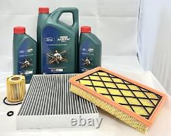 Genuine Ford Focus 1.5 Duratorq TDCi Service Kit inc Castrol Oil