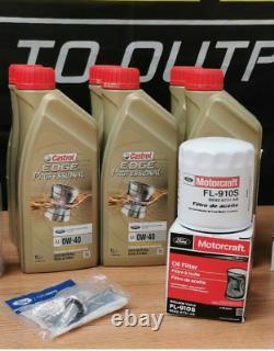 Genuine Ford Focus MK3 2.3 RS Oil Service Kit Oil, Oil Filter, Sump Plug