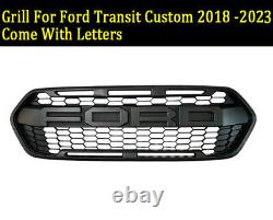 Grill For 2018-2023 Ford Transit Custom Grille Raptor Style Upgrade Mesh Black