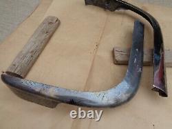 NOS 1957 Ford FRONT FENDER / GRILLE WING GUARDS Original FoMoCo Accessory pair
