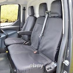 Transit Custom CREW CAB DCIV Waterproof Heavy Duty Fitted Seat Covers 13-22