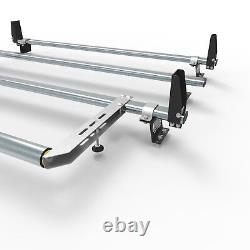 Transit Custom Van Roof Rack bars 3 bar + stops + rear roller guard AT86LS+A30