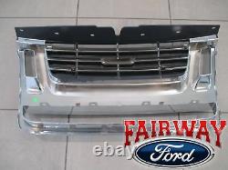 06 À 10 Explorer Eddie Bauer Edition Oem Genuine Ford Chrome Grille Grill Nouveau