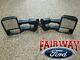 08 À Travers 16 F250 F350 Oem Ford Power Heat T / Signal Trailer Tow Mirrors Gas Engine