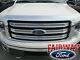 09-14 Ford F150 Oem D'origine Ford 3 Bar Grill Grille Mesh Chrome Withemblem