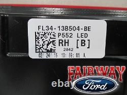 15 À Travers 17 F-150 Oem Genuine Ford Tail Lamp Light Passenger Rh Led Sans Radar