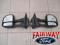 15 À Travers 20 F-150 Oem Genuine Ford All Manual Telescopic Trailer Tow Mirrors Paire