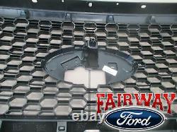 18 À Travers 20 F-150 Oem Genuine Ford Me Abyss Gray & Black Grille Grill Nouveau