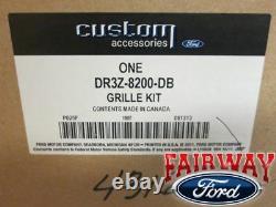 2013 Thru 2014 Mustang Oem Genuine Ford Billet Dark Lower Grille Grill Avec Emblem