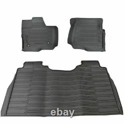 2015 2020 F150 Oem Véritable Ford Tray Style Molded Floor Mat Set 3 Pc Crew Cab