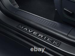 2022 Maverick Véritable Ford Oem 4pc Sill Step Plates Acier Inoxydable Noir