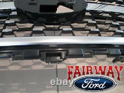 21 À 22 F-150 Oem Véritable Ford Satin Grille En Aluminium Grille Platinum Modèle