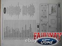 21 Thru 22 Ford F-150 F150 Oem Véritable Ford Black Stowable Bed Extender Kit Nouveau