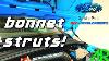 Bonnet Struts Installer De Véritables Pièces Ford Focus Rs