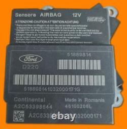 Ford Ka 51889814 Airbag Ecu Non Communication Service De Réparation Postale