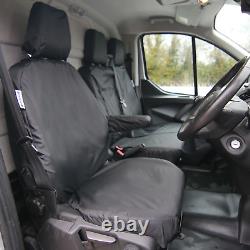 Ford Transit Custom Crew Cab 2016 Housses De Siège Étanches Fronts Et Arrières