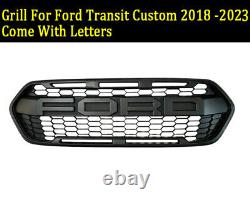 Grille pour Ford Transit Custom 2018-2023 Style Raptor, Mise à niveau du Grillage Noir