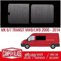 Mk6/7 Ford Transit Mwb/lwb Passager Side Sliding Privacy Window 2000-2014 T16