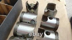 Nos 1936 1939 Lincoln V-12 Engine Pistons Set Original 12 86h-6110-a2 Standard