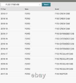 Nouveau Véritable Ford 2015-2019 F150 Power Adjustable Driver Mirror Assy Fl3z17683bb