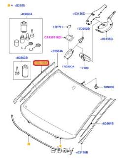 Nouvelle Garniture d'insertion de pare-brise avant pour Ford Galaxy 06-15, côté droit O/s authentique.