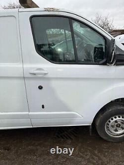 Porte avant côté conducteur complète Ford Transit Custom 2019 O/s/f en blanc