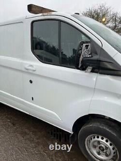 Porte avant côté conducteur complète Ford Transit Custom 2019 O/s/f en blanc