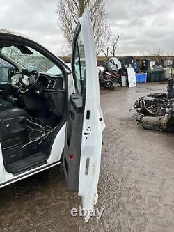 Porte avant côté conducteur complète Ford Transit Custom 2019 O/s/f en blanc